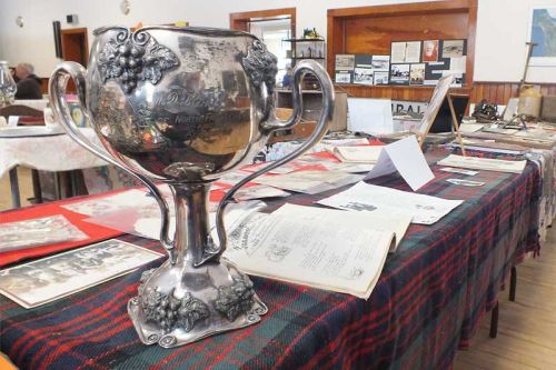 The Kennebec Historical Society will be spreading their materials out in the hall. There are artifacts, documents, and an interesting display of historic photos